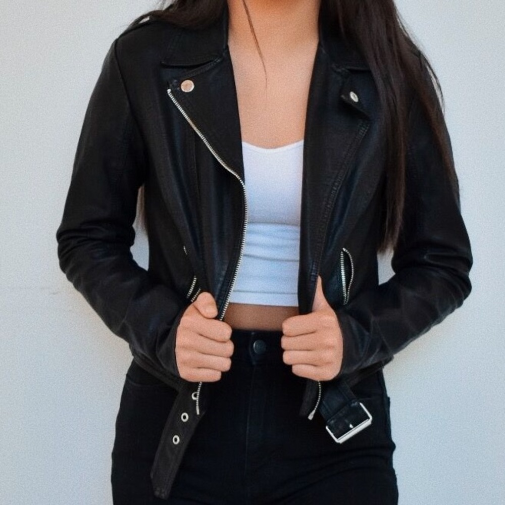 Leather jacket